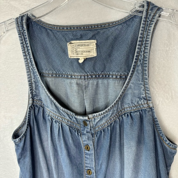 Current/Elliot Jean Denim Ruby Romper size 1 - Picture 4 of 16